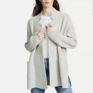 Madewell Spencer Merino Wool Blend Open Front Cardigan Sweater Size Small